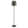 Kalfort Vloerlampen|Zeldana 1-lichts Vloerlamp Smoke glas