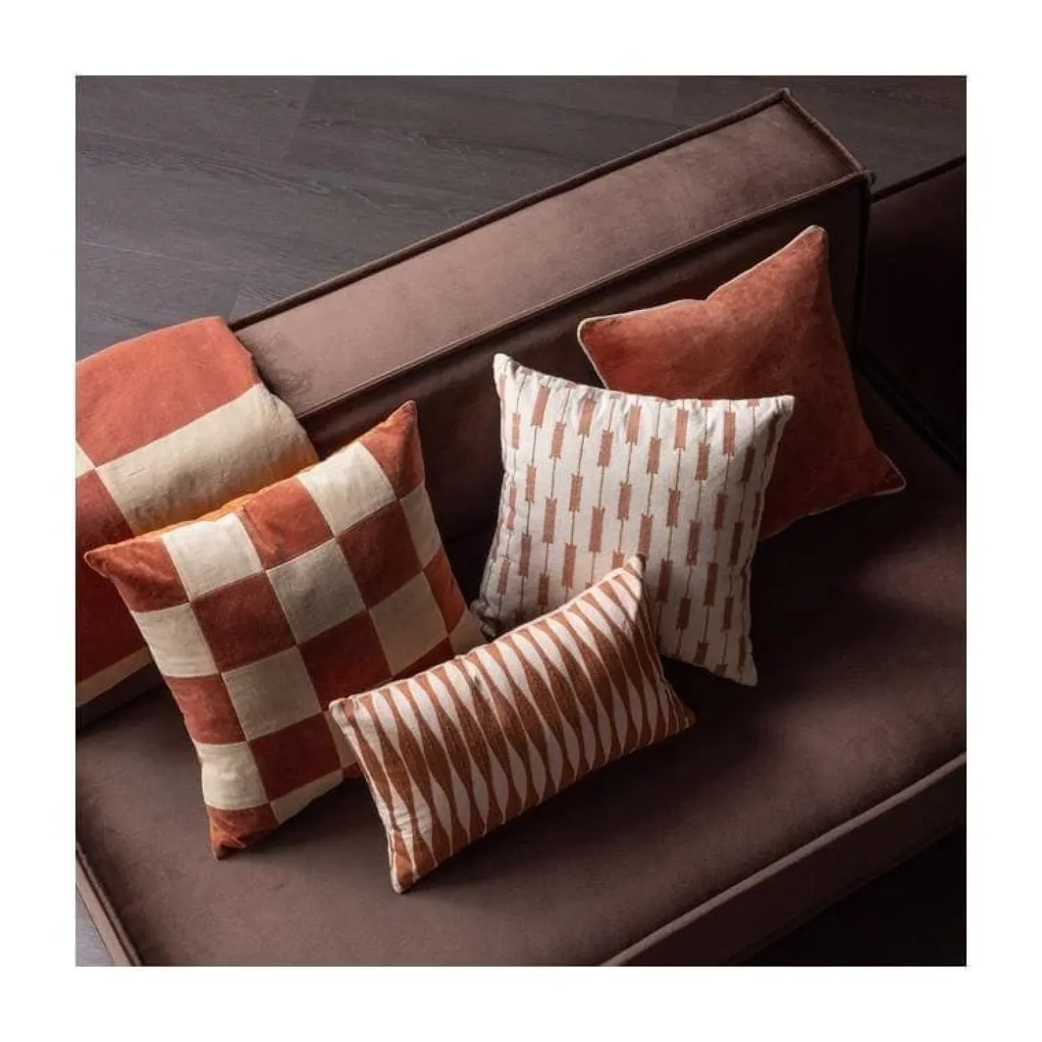 WOOOD Kussens|Zena Kussens Set van 4