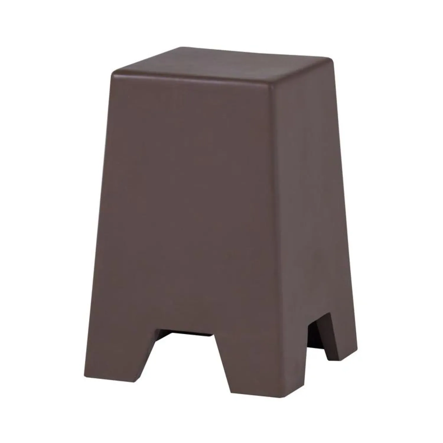 WOOOD Bijzettafels|Zina Bijzettafel Hoog Cement Bruin 36cm