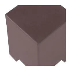 WOOOD Bijzettafels|Zina Bijzettafel Hoog Cement Bruin 36cm