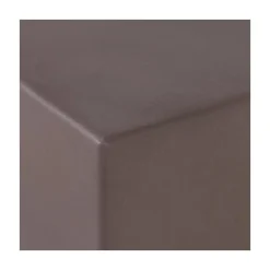 WOOOD Bijzettafels|Zina Bijzettafel Laag Cement Bruin 50cm