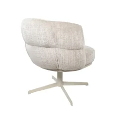 Mysons Eetkamerstoelen|Zion eetkamerfauteuil draaipoot Taupe