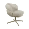 Mysons Eetkamerstoelen|Zion eetkamerfauteuil draaipoot Creme