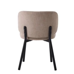 LykkeHome Eetkamerstoelen|Zoey Eetkamerstoel beige