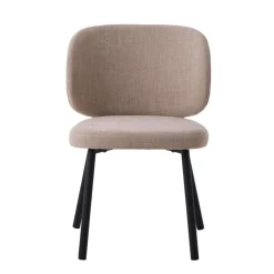 LykkeHome Eetkamerstoelen|Zoey Eetkamerstoel beige