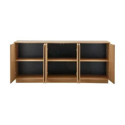 WOOOD Dressoirs|Industriele Kasten|Zuma Dressoir Eikenfineer 200cm