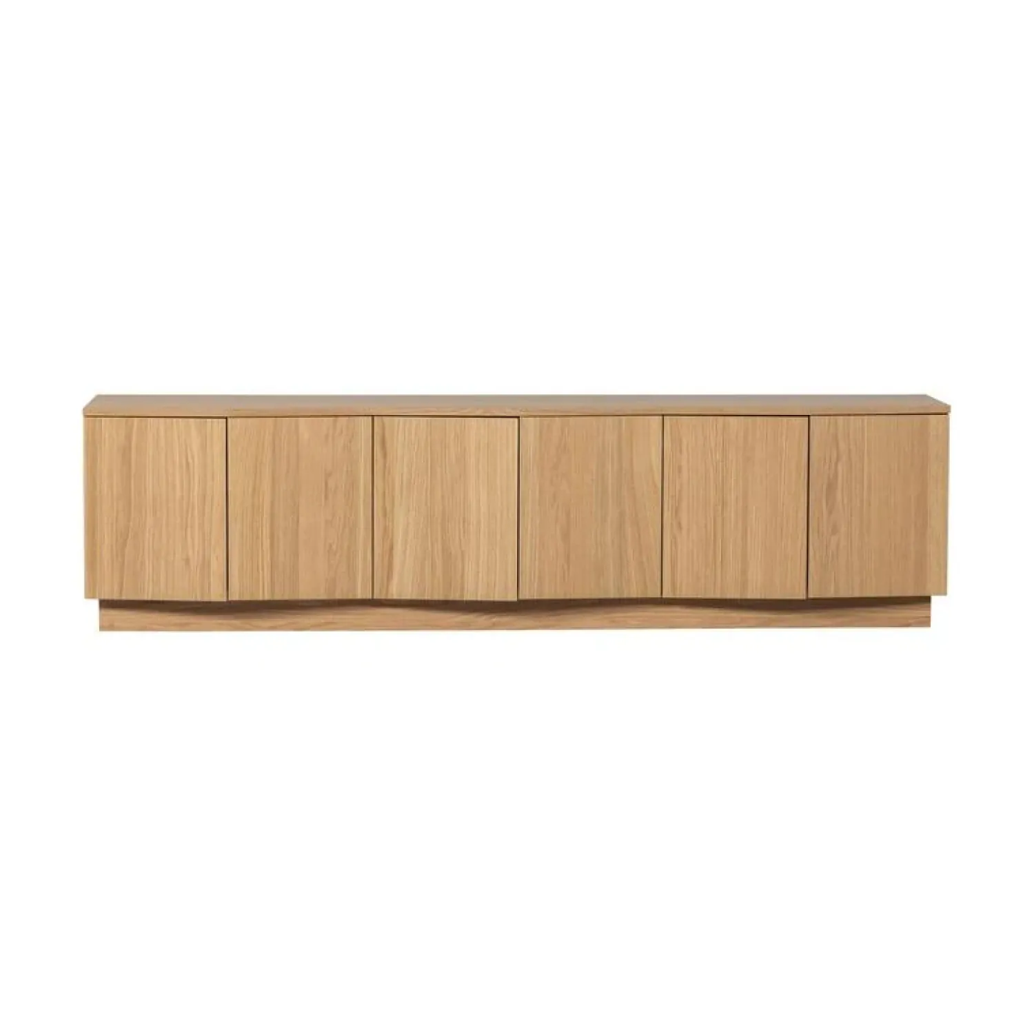 WOOOD Industriele Kasten|Tv Meubels|Zuma Tv meubel Eikenfineer 200cm