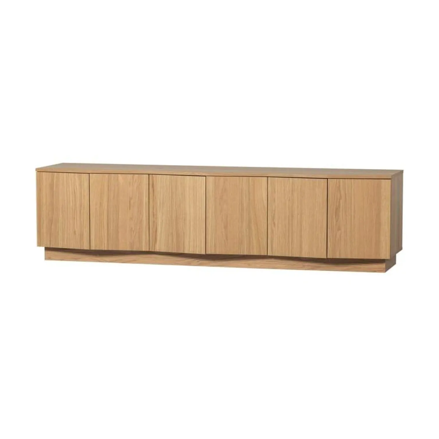 WOOOD Industriele Kasten|Tv Meubels|Zuma Tv meubel Eikenfineer 200cm