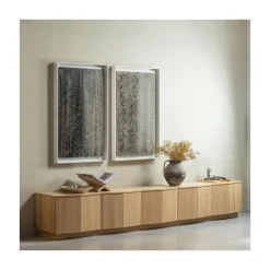 WOOOD Industriele Kasten|Tv Meubels|Zuma Tv meubel Eikenfineer 200cm