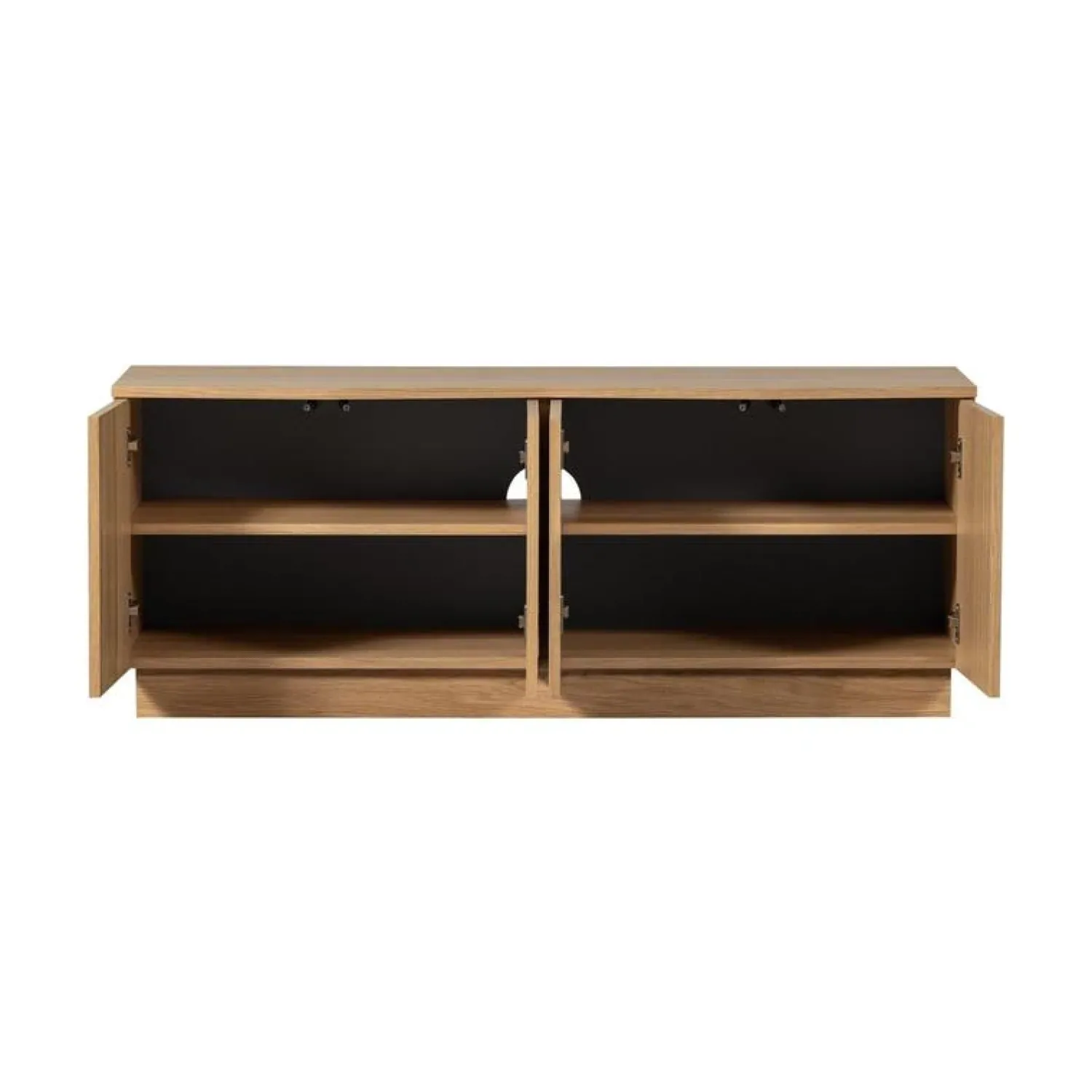 WOOOD Industriele Kasten|Tv Meubels|Zuma Tv meubel Eikenfineer 133cm