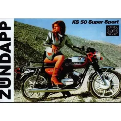 Cavetown Metalen Borden|Zundapp KS-50 pin up - metalen bord