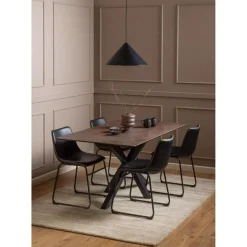Nordhavn Eettafels|Zuvio Eettafel Bruin Keramiek 160cm