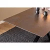 Nordhavn Eettafels|Zuvio Eettafel Bruin Keramiek 200cm