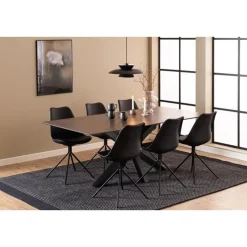 Nordhavn Eettafels|Zuvio Eettafel Bruin Keramiek 200cm
