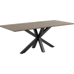 Nordhavn Eettafels|Zuvio Eettafel Bruin Keramiek 200cm