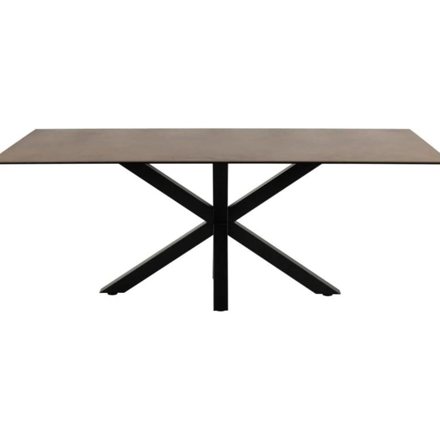 Nordhavn Eettafels|Zuvio Eettafel Bruin Keramiek 200cm