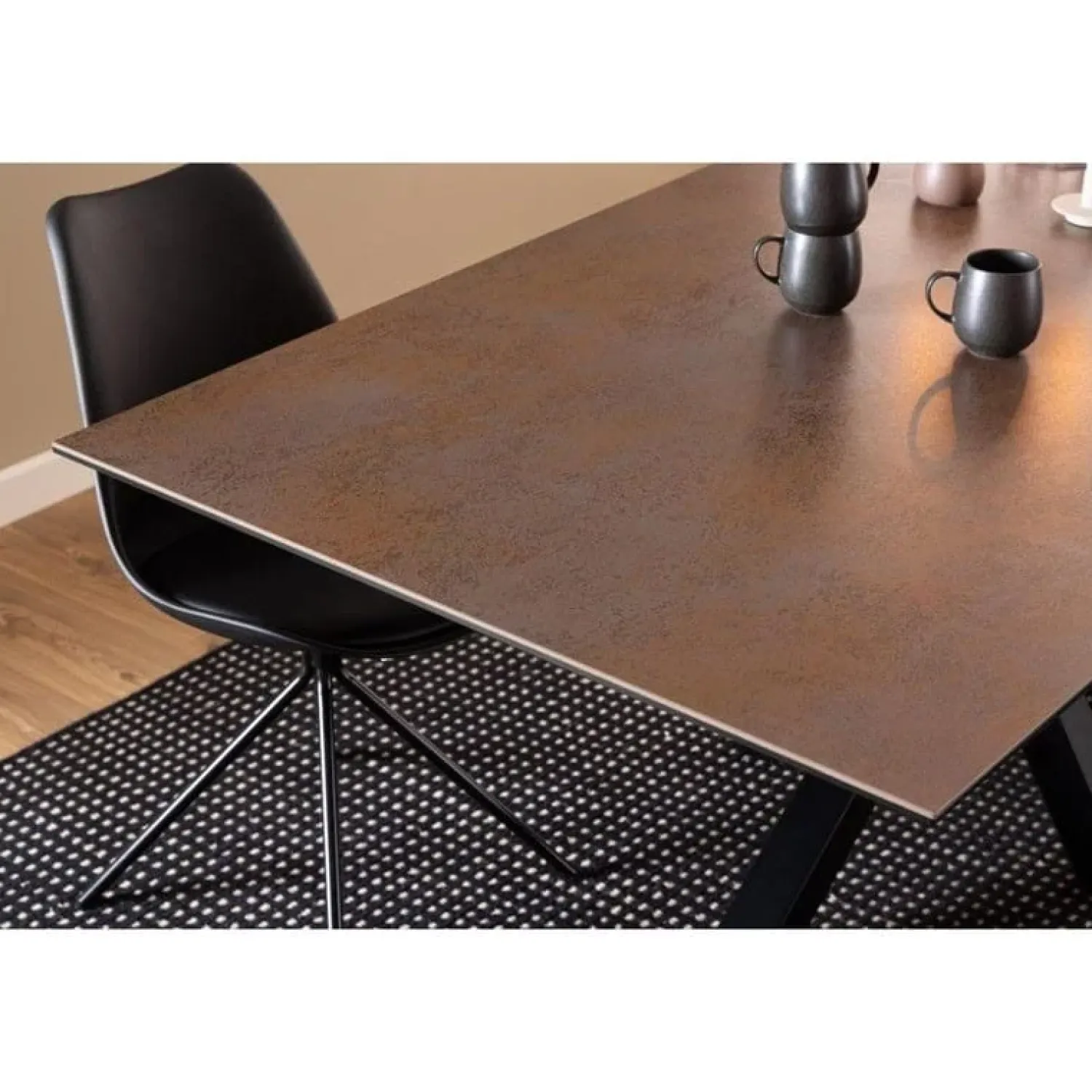 Nordhavn Eettafels|Zuvio Eettafel Bruin Keramiek 200cm
