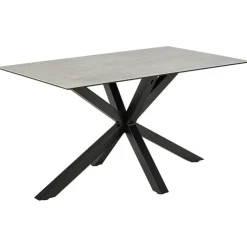 Nordhavn Eettafels|Zuvio Eettafel Grijs Keramiek 135cm