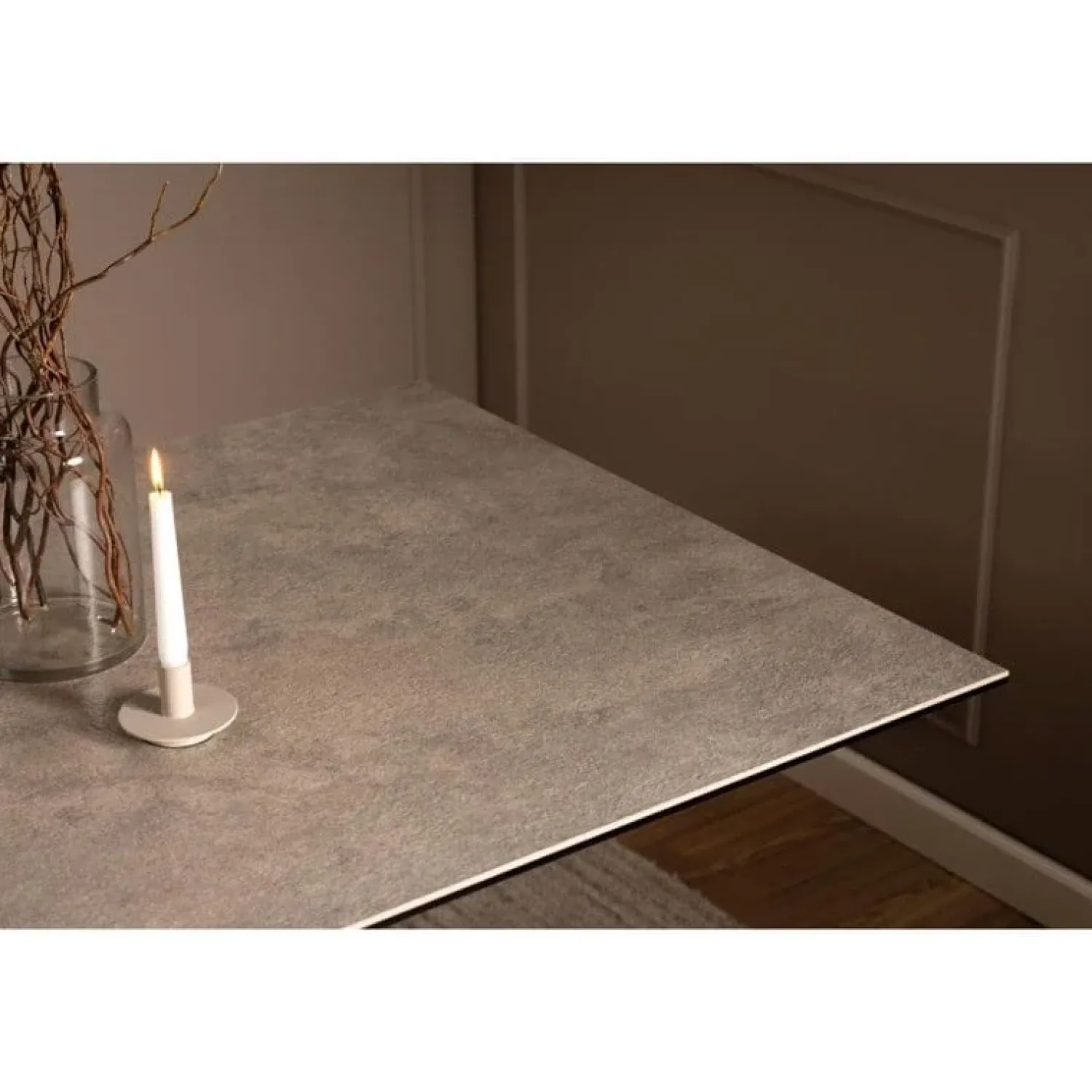 Nordhavn Eettafels|Zuvio Eettafel Grijs Keramiek 160cm