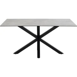 Nordhavn Eettafels|Zuvio Eettafel Grijs Keramiek 160cm