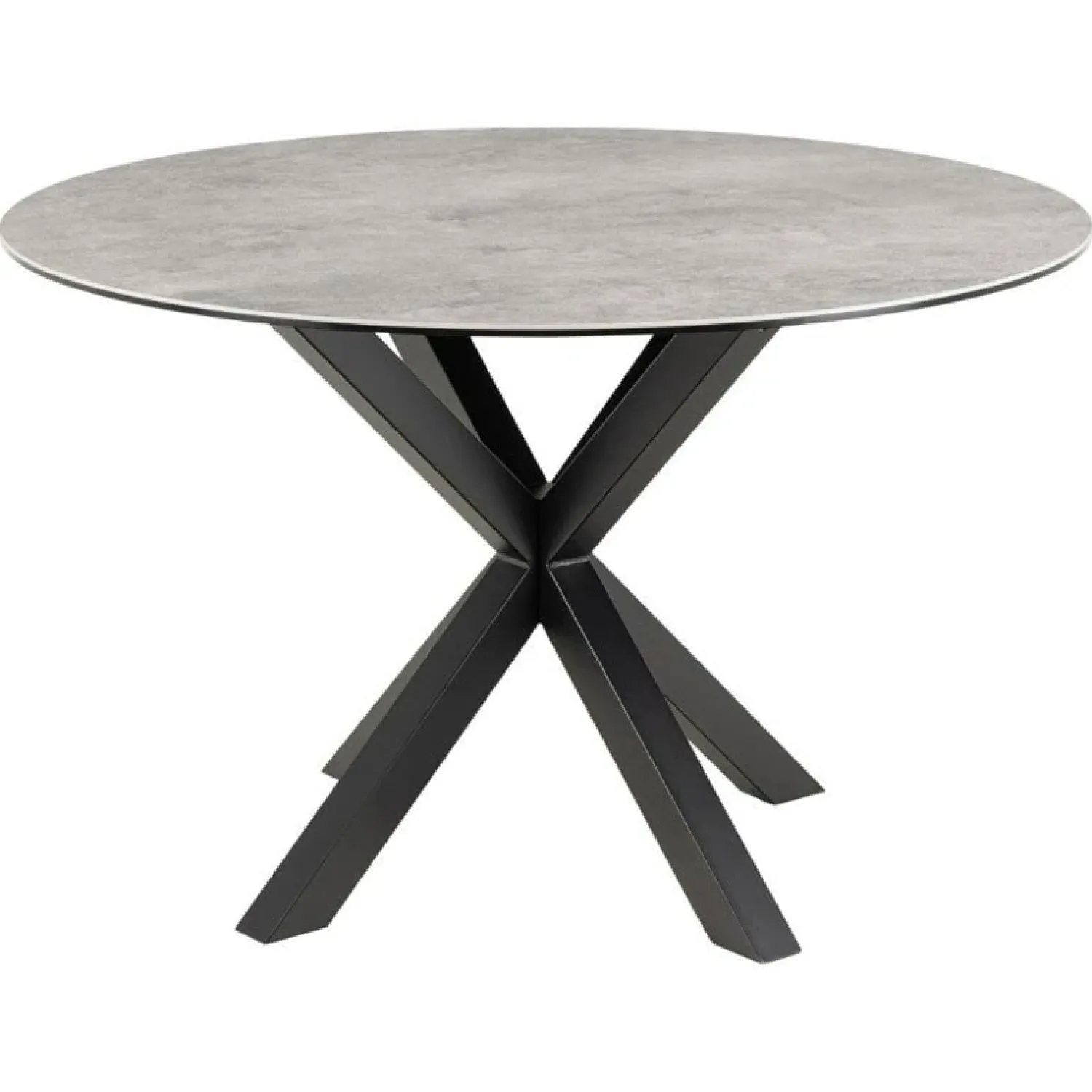 Nordhavn Eettafels|Zuvio Eettafel Rond Grijs Keramiek 120cm