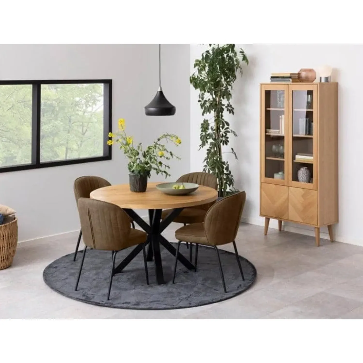 Nordhavn Eettafels|Zuvio Eettafel Rond Naturel 120cm