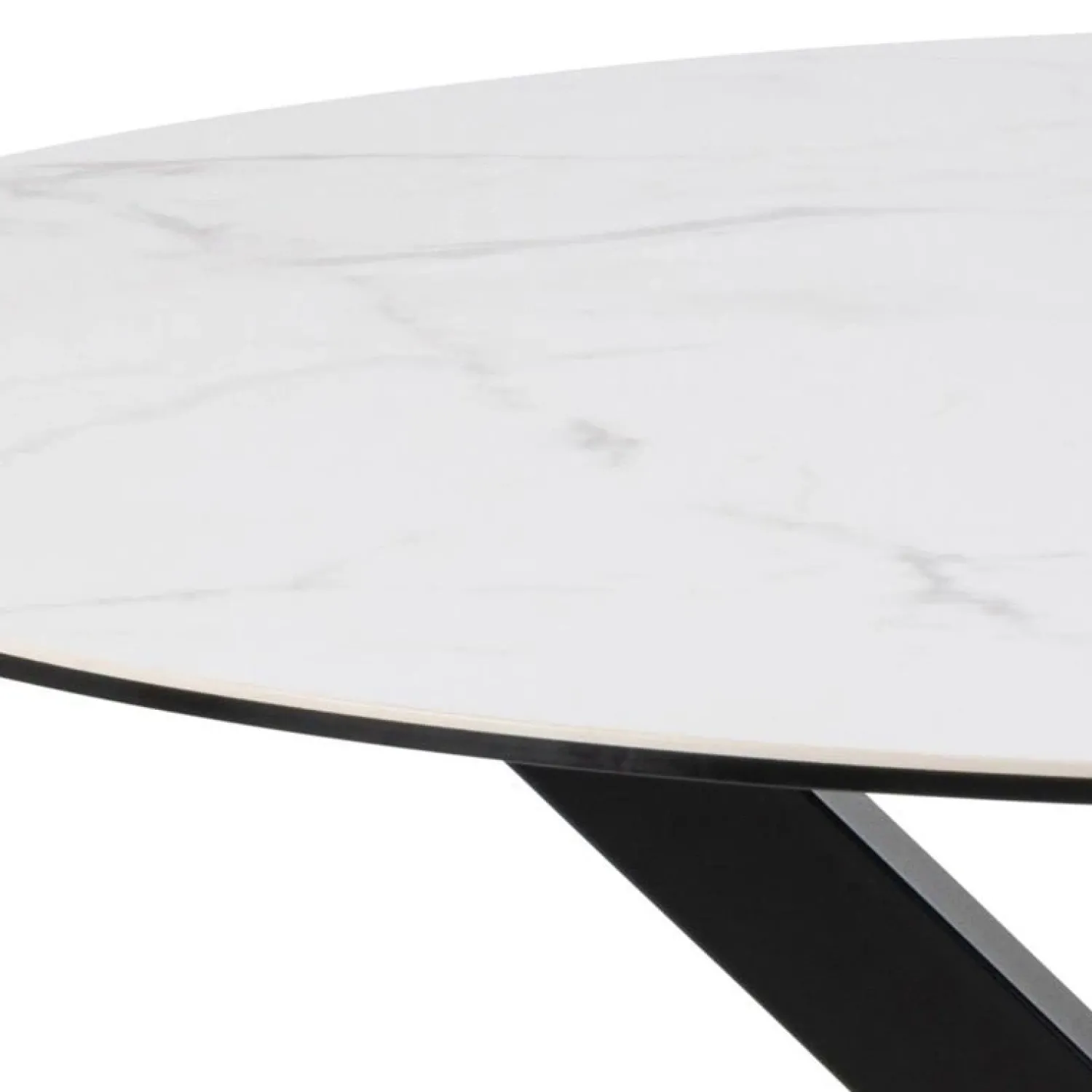 Nordhavn Eettafels|Zuvio Eettafel Rond Wit Keramiek 120cm