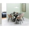 Nordhavn Eettafels|Zuvio Eettafel Rond Zwart Keramiek 120cm