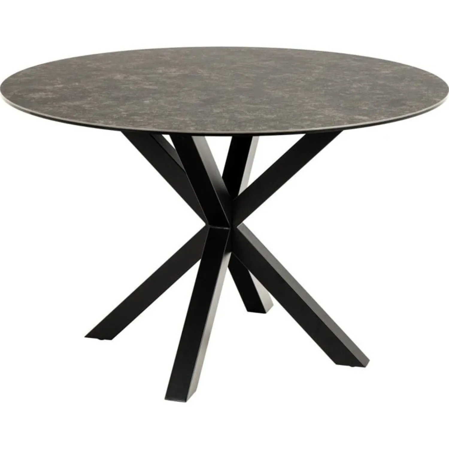 Nordhavn Eettafels|Zuvio Eettafel Rond Zwart Keramiek 120cm