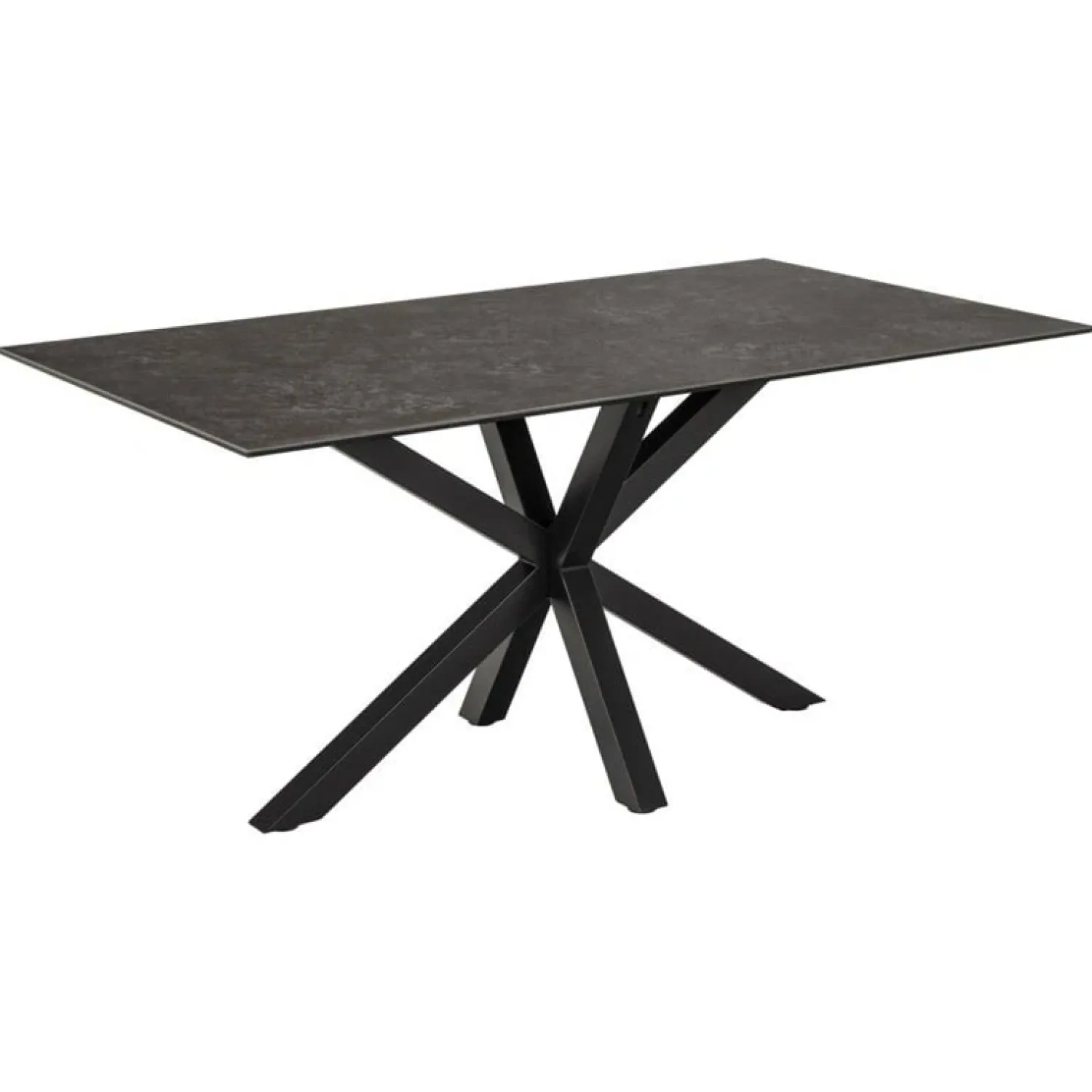 Nordhavn Eettafels|Zuvio Eettafel Zwart Keramiek 160cm