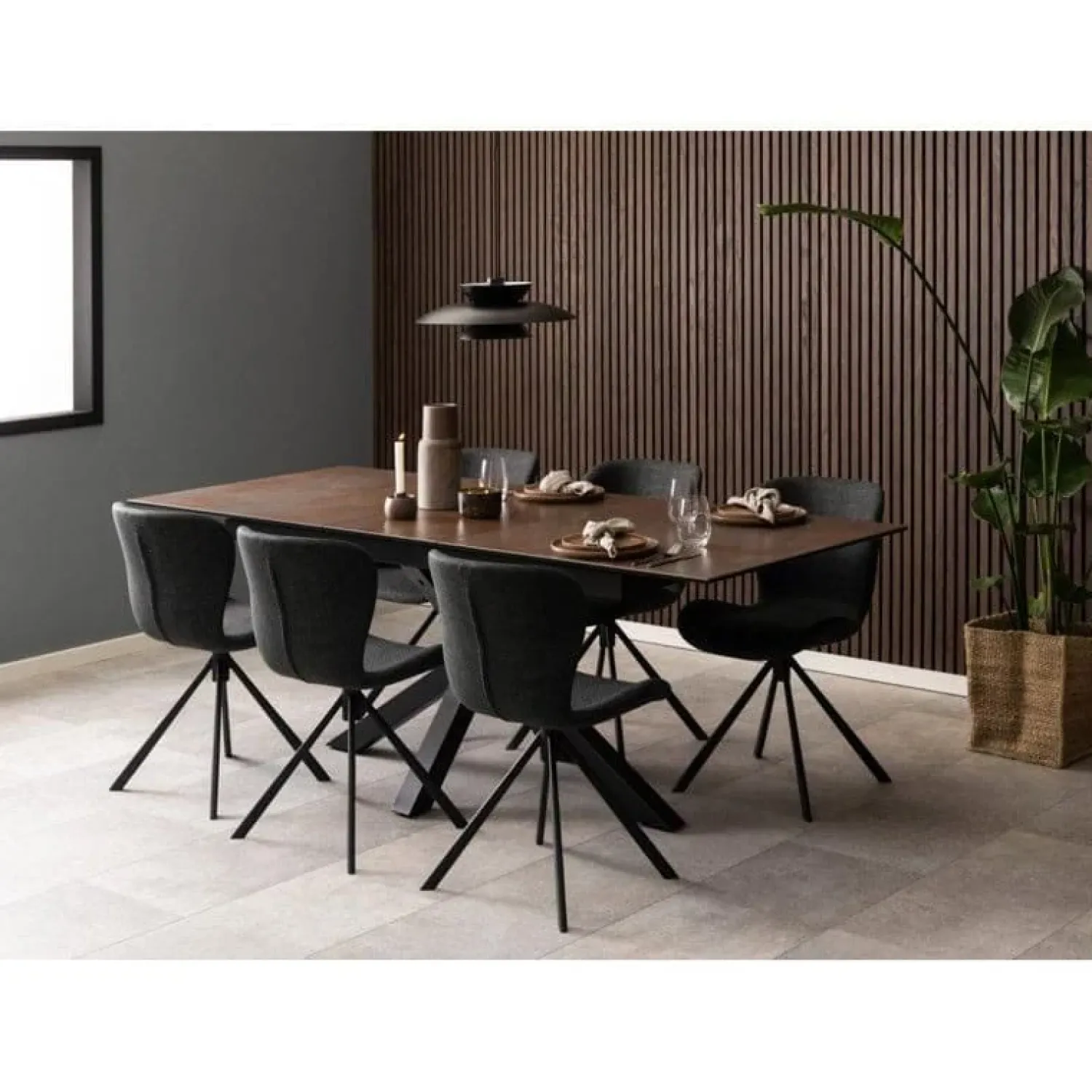 Nordhavn Eettafels|Zuvio Uitschuifbare Eettafel Bruin Keramiek 210cm