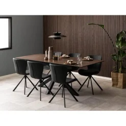 Nordhavn Eettafels|Zuvio Uitschuifbare Eettafel Bruin Keramiek 210cm