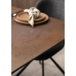 Nordhavn Eettafels|Zuvio Uitschuifbare Eettafel Bruin Keramiek 210cm