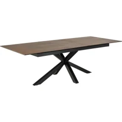 Nordhavn Eettafels|Zuvio Uitschuifbare Eettafel Bruin Keramiek 240cm