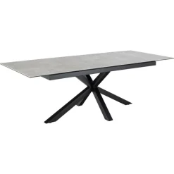 Nordhavn Eettafels|Zuvio Uitschuifbare Eettafel Grijs Keramiek 240cm