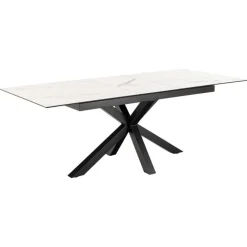 Nordhavn Eettafels|Zuvio Uitschuifbare Eettafel Wit Keramiek 210cm
