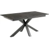 Nordhavn Eettafels|Zuvio Uitschuifbare Eettafel Zwart Keramiek 210cm