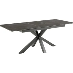 Nordhavn Eettafels|Zuvio Uitschuifbare Eettafel Zwart Keramiek 210cm
