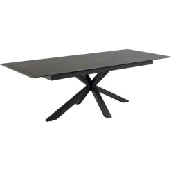 Nordhavn Eettafels|Zuvio Uitschuifbare Eettafel Zwart Keramiek 240cm
