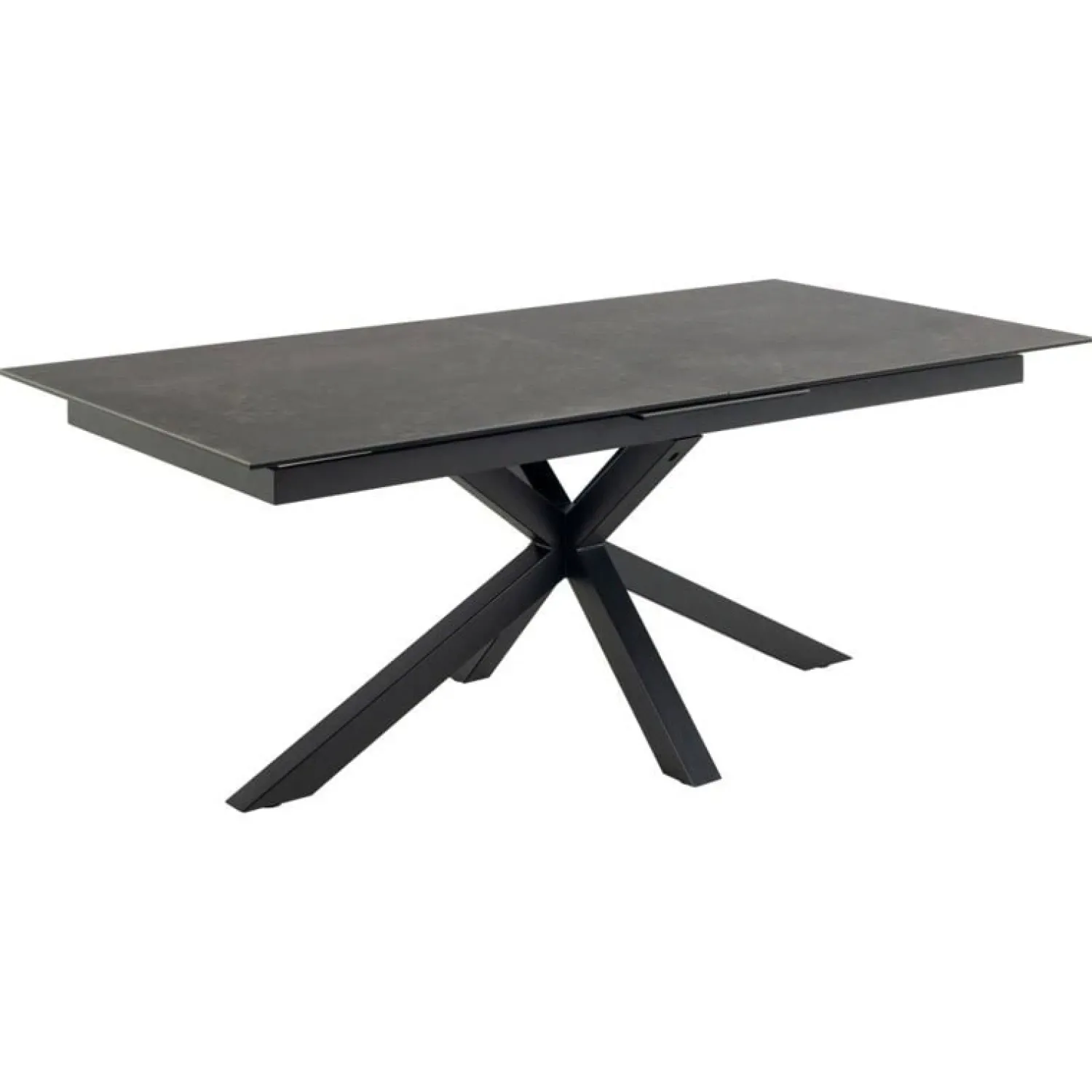 Nordhavn Eettafels|Zuvio Uitschuifbare Eettafel Zwart Keramiek 240cm
