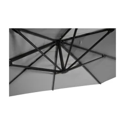 Lesli Living Parasols|Zweefparasol Libra grijs 250x250cm