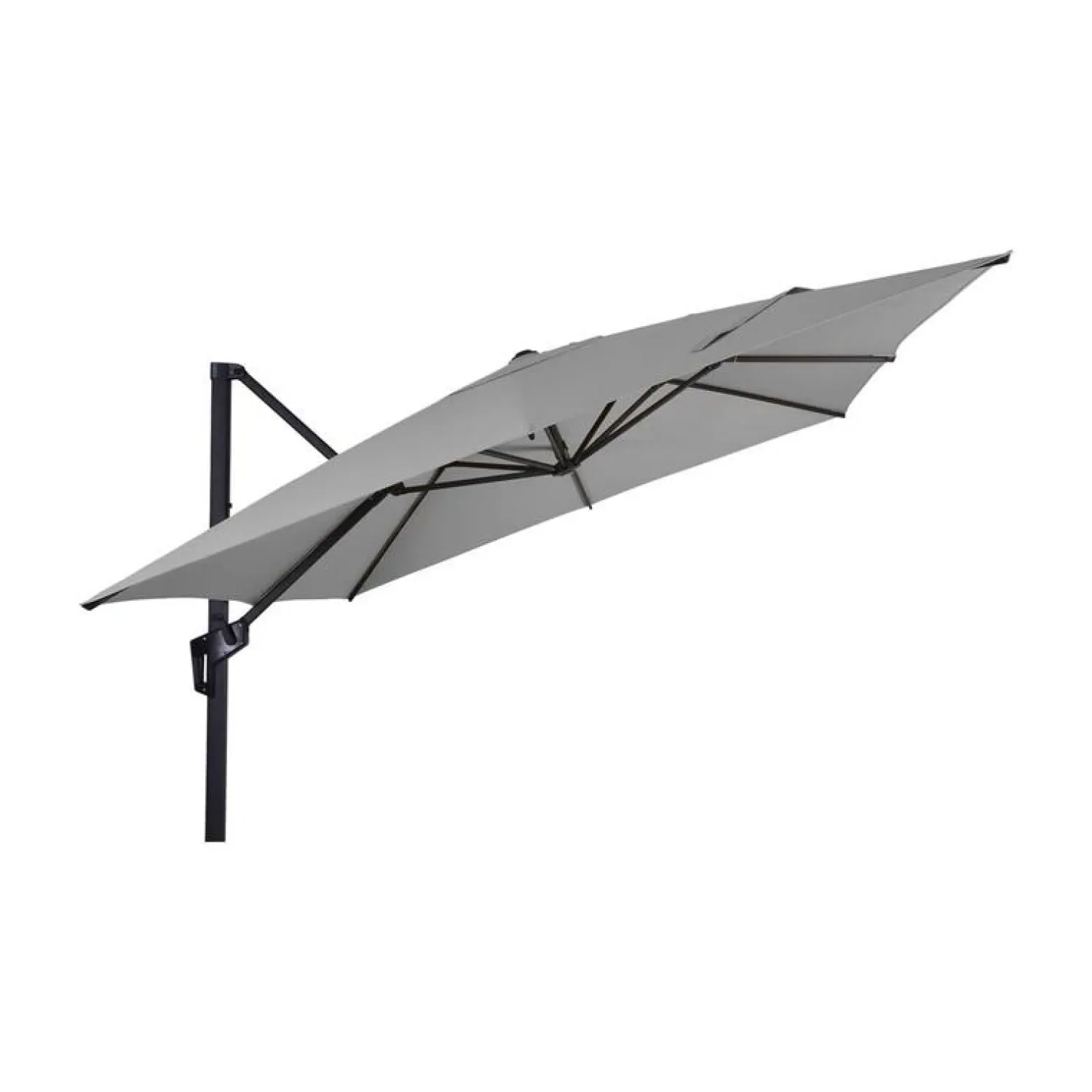 Lesli Living Parasols|Zweefparasol Libra grijs 250x250cm