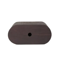 Label51 Nachtkastjes|Industriele Kasten|Zwevend Nachtkastje Rise Espresso Mangohout 45cm