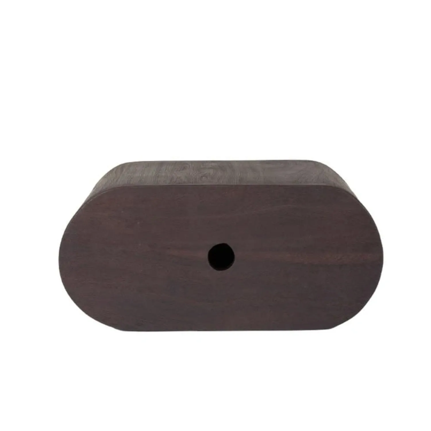 Label51 Nachtkastjes|Industriele Kasten|Zwevend Nachtkastje Rise Espresso Mangohout 45cm