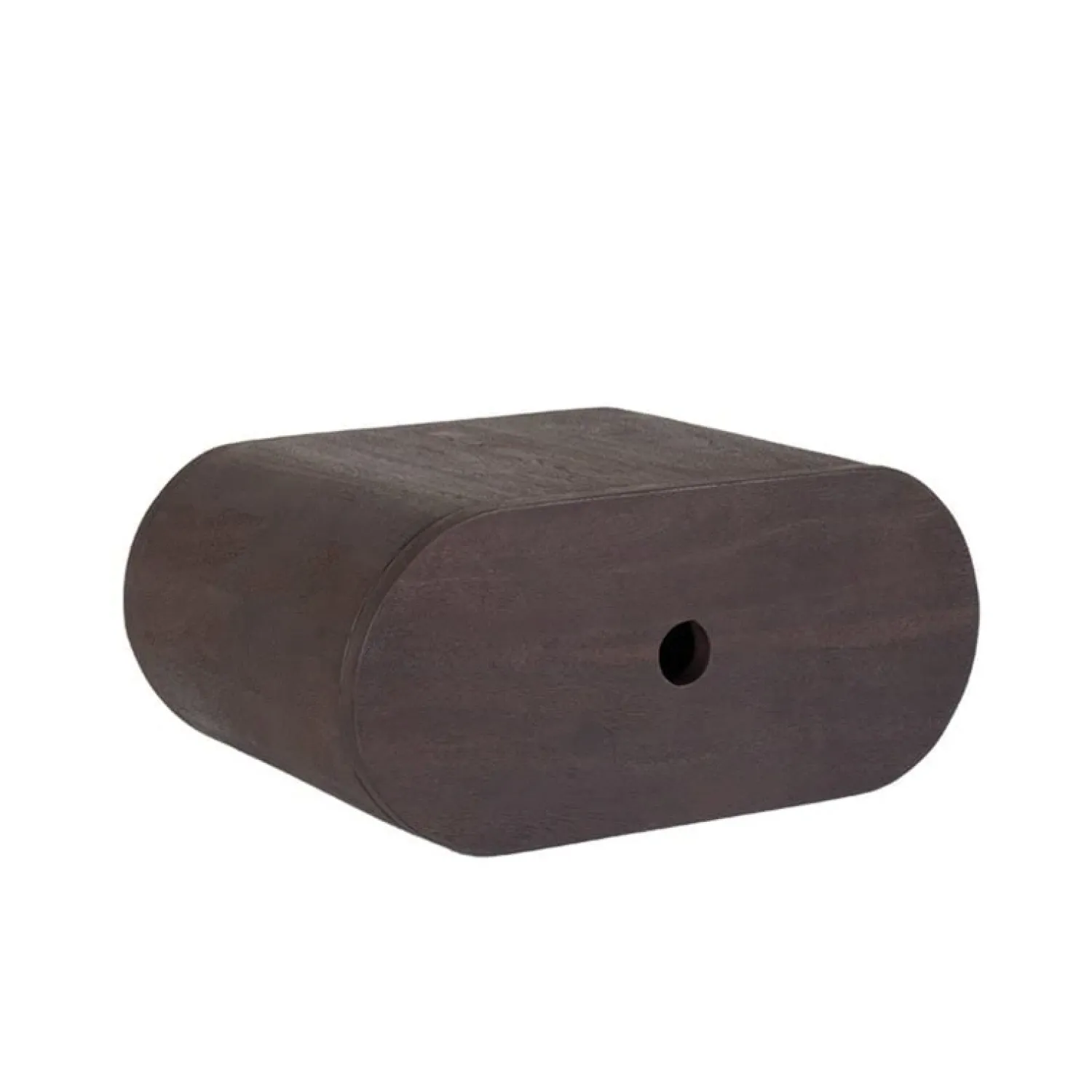 Label51 Nachtkastjes|Industriele Kasten|Zwevend Nachtkastje Rise Espresso Mangohout 45cm
