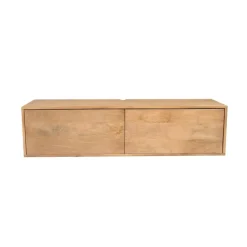 Furndea Industriele Kasten|Tv Meubels|Zwevend Tv meubel Melanie Naturel 120 cm
