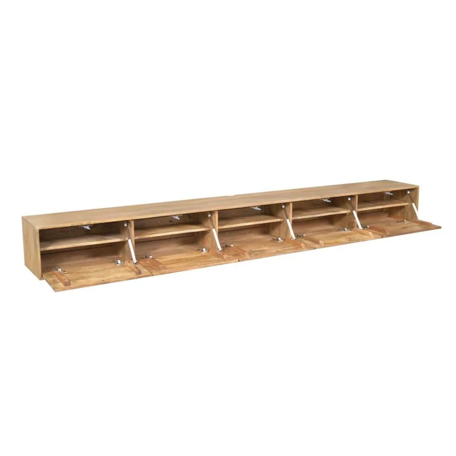 Furndea Industriele Kasten|Tv Meubels|Zwevend Tv meubel Melanie Naturel 280 cm