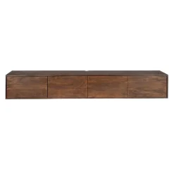 Furndea Industriele Kasten|Tv Meubels|Zwevend Tv meubel Melanie Walnoot 200cm