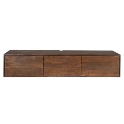 Furndea Industriele Kasten|Tv Meubels|Zwevend Tv meubel Melanie Walnoot 160cm