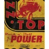 Cavetown Metalen Borden|ZZ Top Rock and Roll Power - metalen bord
